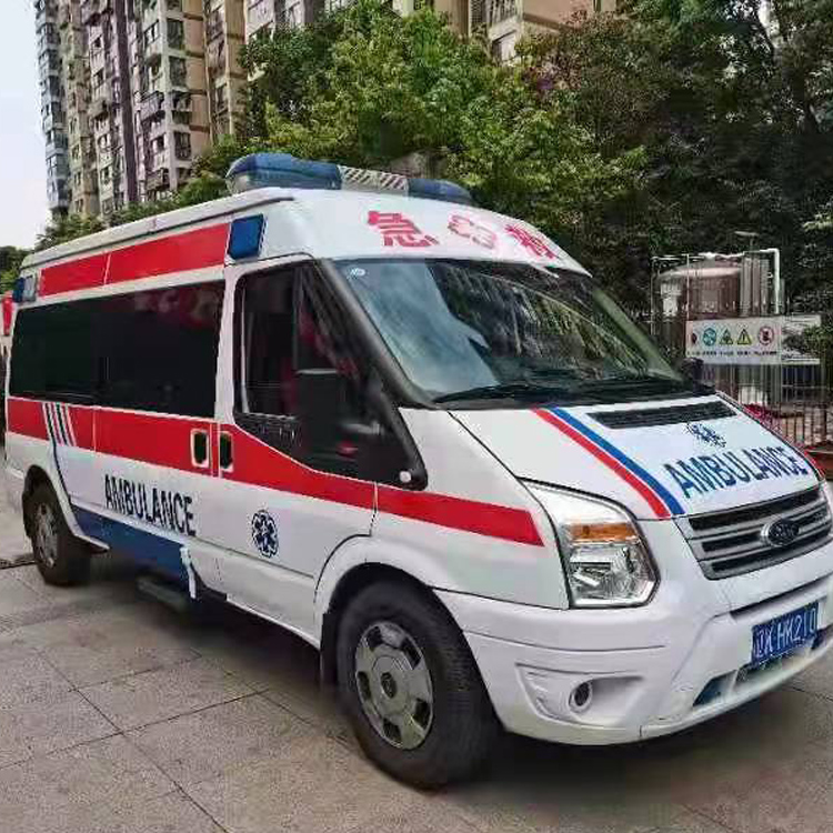 茄子河长途救护车护送病人返乡